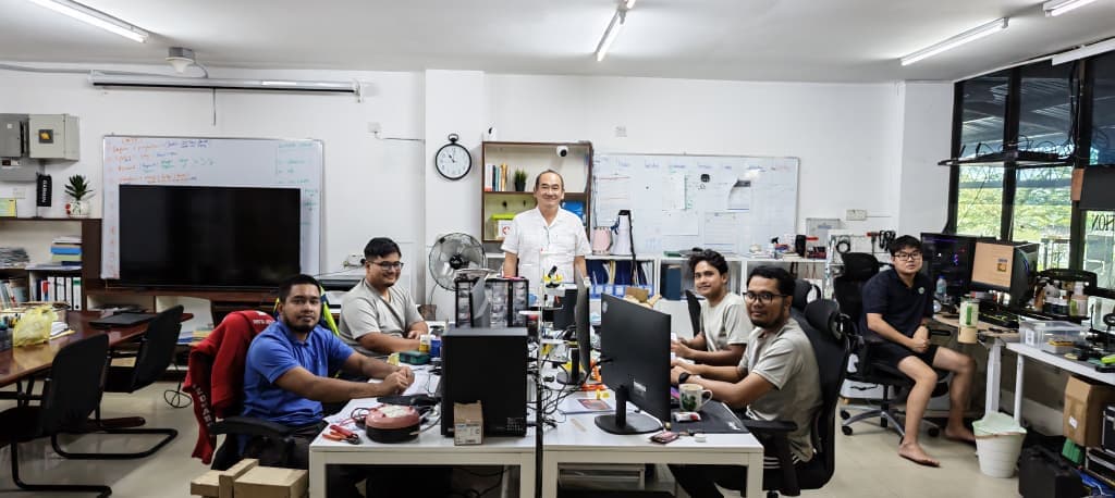 The Candice Yacht office team at their workstations